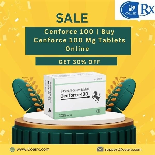 Cenforce 100 | Buy Cenforce 100 Mg Tablets Online and Get 30% off
