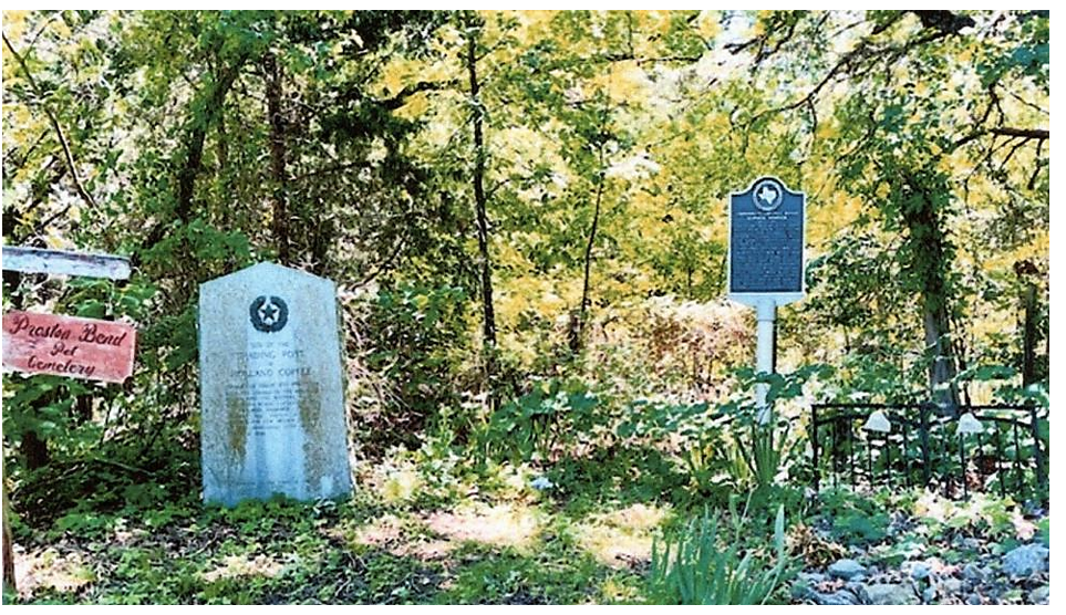 Former location of monuments in the Pet Cemetery