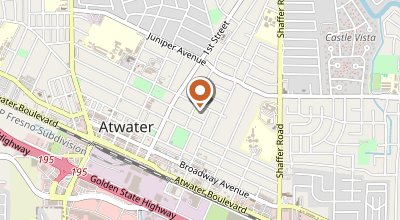 Map of 1034 Sierra Vista St