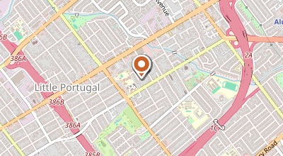 Map of 1260 E Santa Clara St