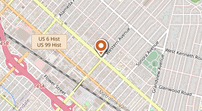 Map of 1411 W Kenneth Rd
