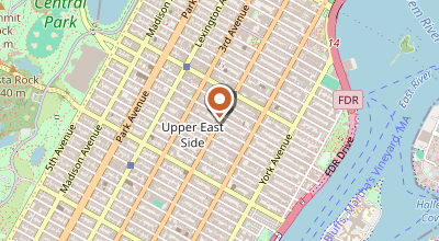 Map of 152 East 84th Street Suite J1