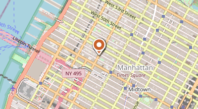Map of 1535 Broadway