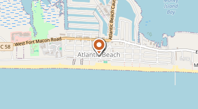 Map of 200 E Fort Macon Rd