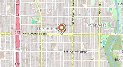 Map of 254 E Keefe Ave