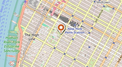Map of 421 8TH AVE, NEW YORK, 10001