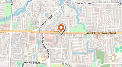 Map of 801 Maplewood Dr STE 15, Jupiter, FL 33458