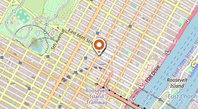 Map of E 67th St