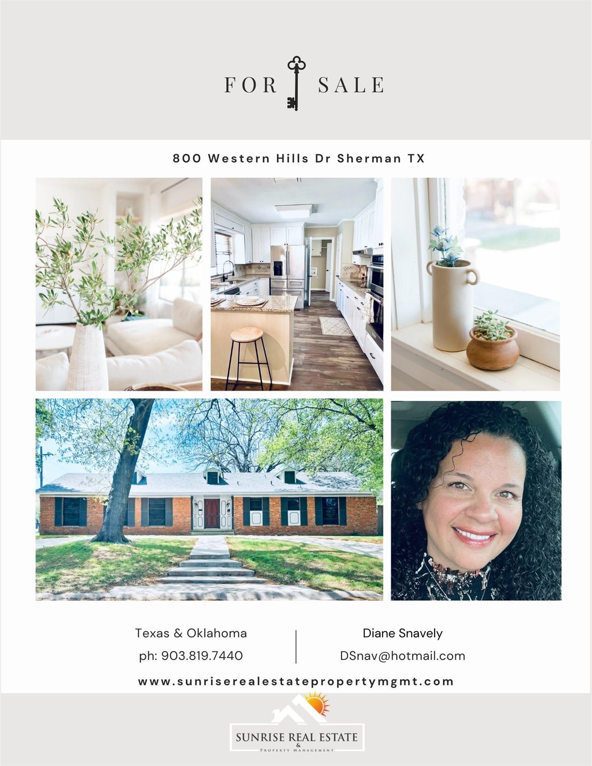 For Sale:  800 Western Hills, Sherman TX
