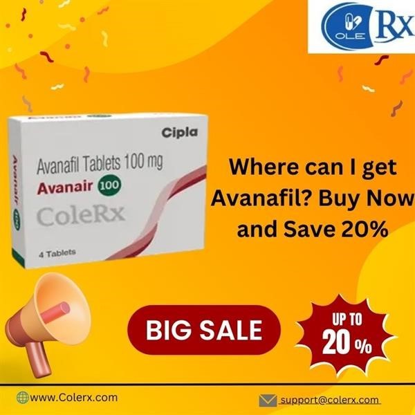 Where can I get Avanafil? Buy Now and Save 20%