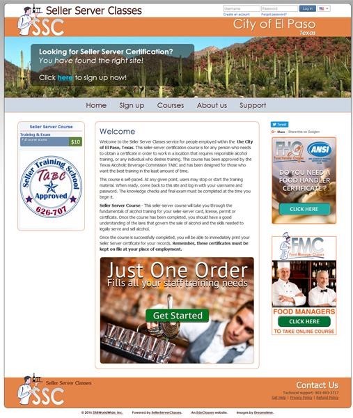 DSB dba EduClasses Announces the Launch of ElPasoTX.SellerServerClasses.com