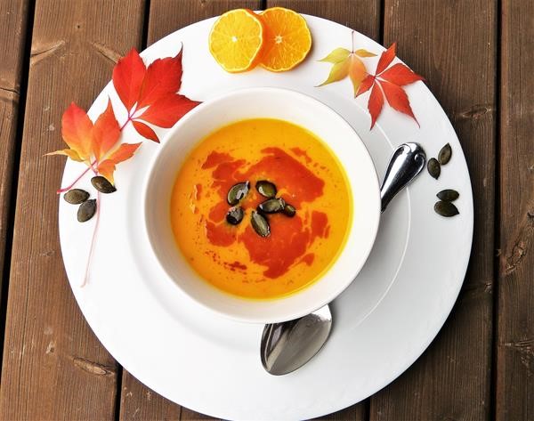 Bacon pumpkin soup