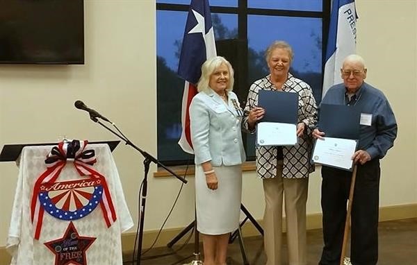 Regent Gloria Morton and unsung heroes Bill and Martha Neyman