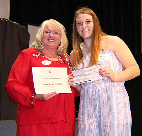 Miss Savannah Fields Scholarship winner