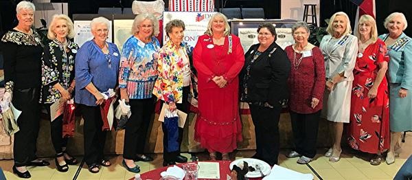 Outgoing Preston Trail NSDAR Officers