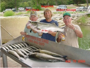 Trophy Stripers Being Caught On Lake Texoma
