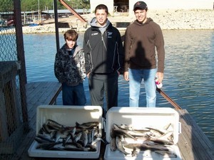 Striper Master Lake Texoma Striper Fishing Report 10/13/2009