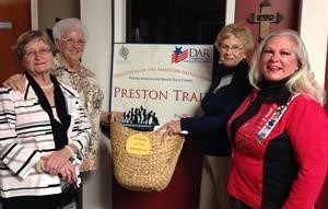 Preston Trail NSDAR Donate to Bonham VA Hospital Christmas Store