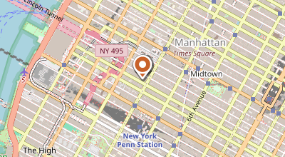 Map of 104 W 40th St