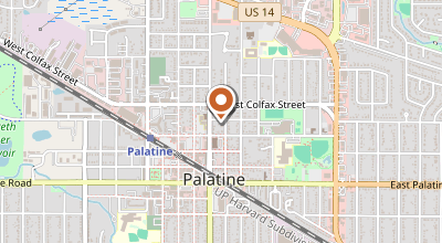 Map of 110 N Brockway Ste 230