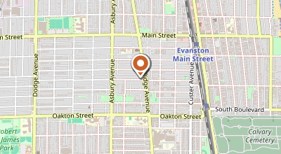 Map of 1124 Florence Ave