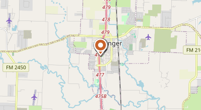 Map of 1302 N, Stemmons Sanger, TX