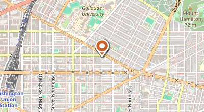 Map of 1350 Florida Ave NE