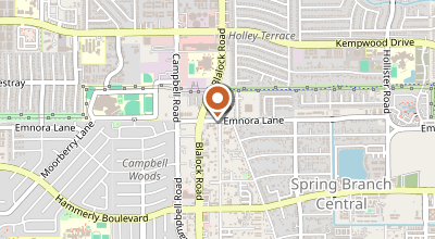 Map of 1427 Gessner Rd