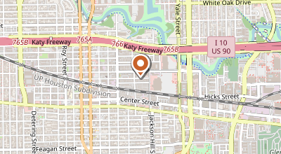 Map of 1814 North Memorial Way, Houston, TX 77007