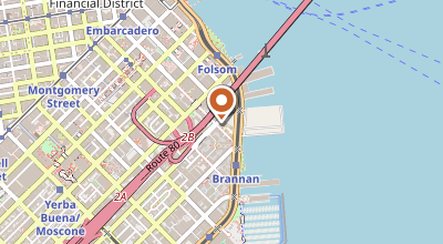 Map of 182 Howard Street, San Francisco, CA 94105, USA