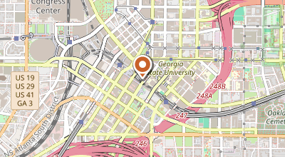 Map of 235 Peachtree Rd NE suite 405