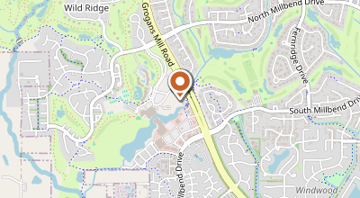 Map of 25227 Grogans Mill Rd, Suite 230 The Woodlands, TX