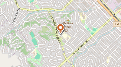 Map of 2912 Brittan Ave