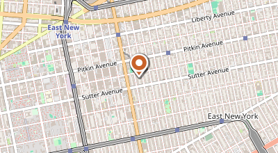 Map of 291 Pennsylvania Ave, Brooklyn, NY 11207