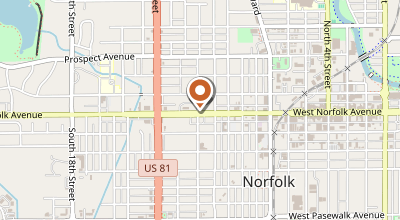 Map of 3303 W Norfolk Ave