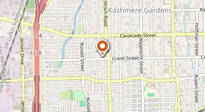 Map of 3905 Jensen Drive Houston, Texas 77026 USA