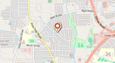 Map of 4111 Gilmer Rd