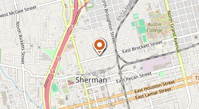 Map of 500 N. Elm