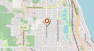 Map of 540 St. Johns St., Cocoa, FL 32922