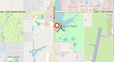 Map of 6530 E 13th St N