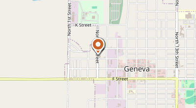 Map of 736 South 13th Street