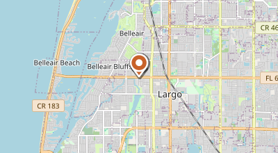 Map of 800 East Bay Drive, Suite O, Largo, FL 33770, FL