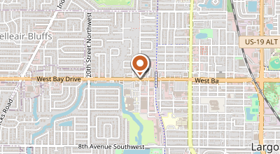 Map of 800 East Bay Drive Suite O Largo FL 33770