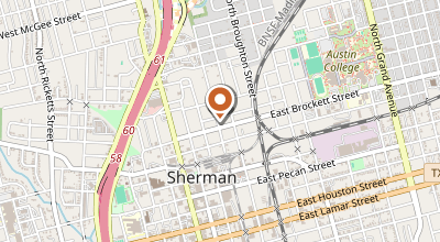 Map of 900 N Grand Ave