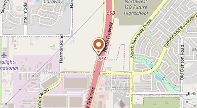 Map of 9771 N Fwy