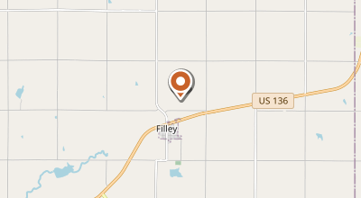 Map of Filley, NE