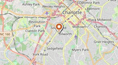 Map of Charlotte, NC